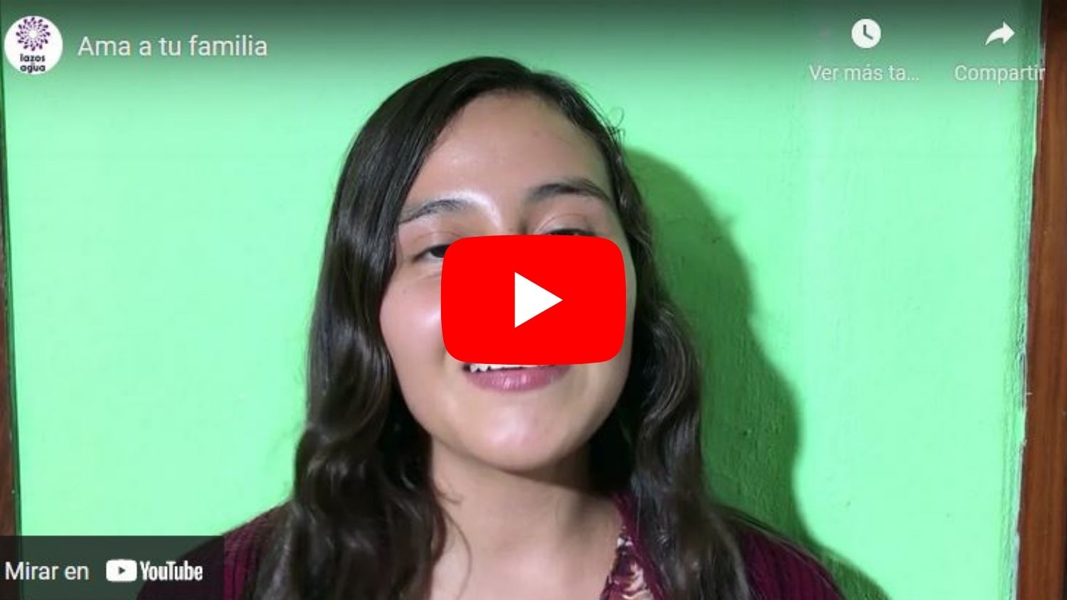 Cortometraje Ama a tu familia