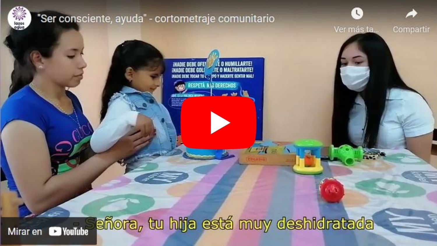 Cortometraje comunitario «Ser consciente, ayuda»