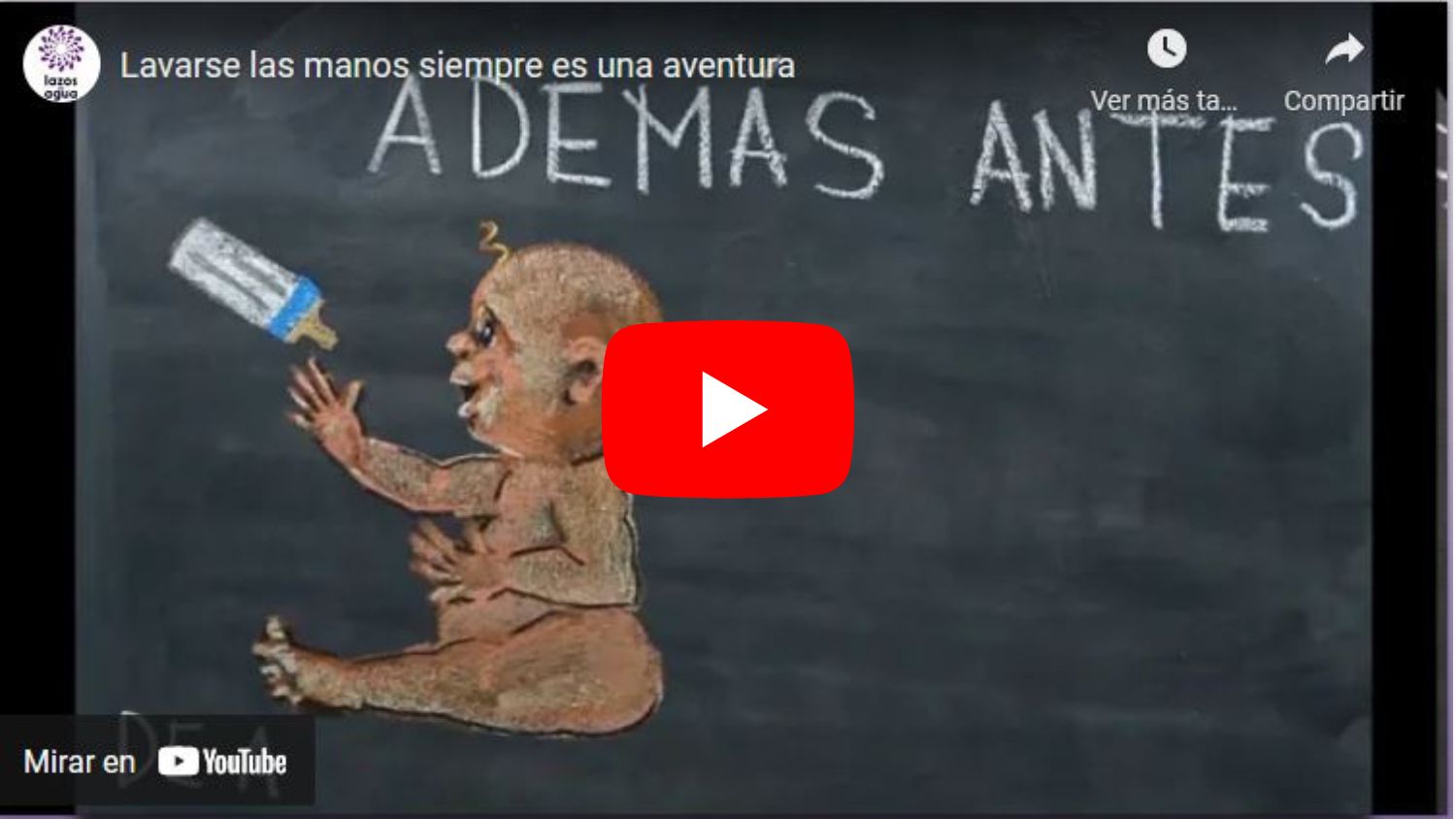 Lavarse las manos siempre es una aventura