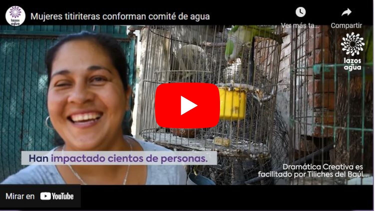 Mujeres titiriteras conforman comité de agua