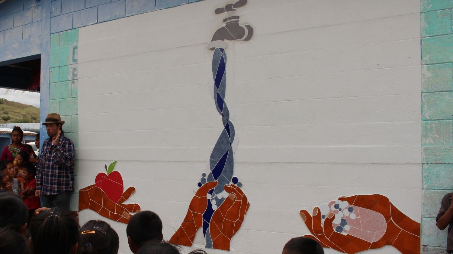Mural Aldea Los Cimientos – San Bartolomé Jocotenango, Quiché, Guatemala